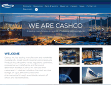 Tablet Screenshot of cashco.com